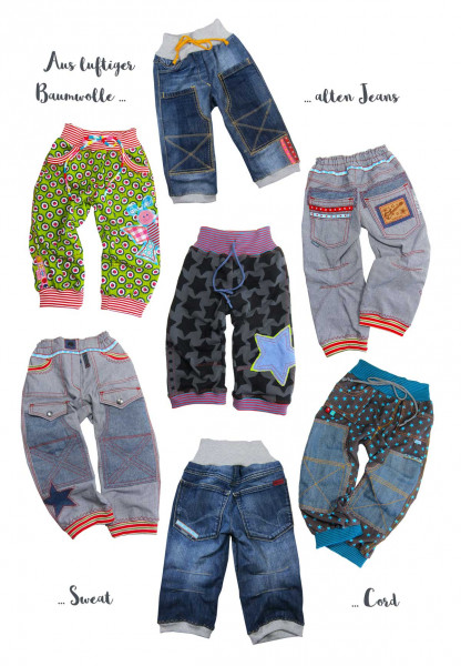 Schnittmuster Ebook Kinderhose für Jungs und Mädchen