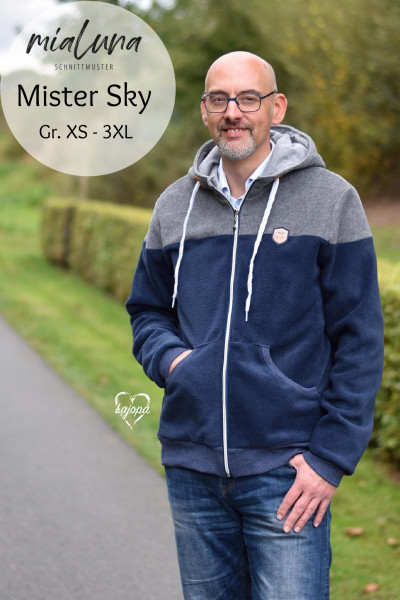 Mister Sky, Sweatjacke, Schnittmuster