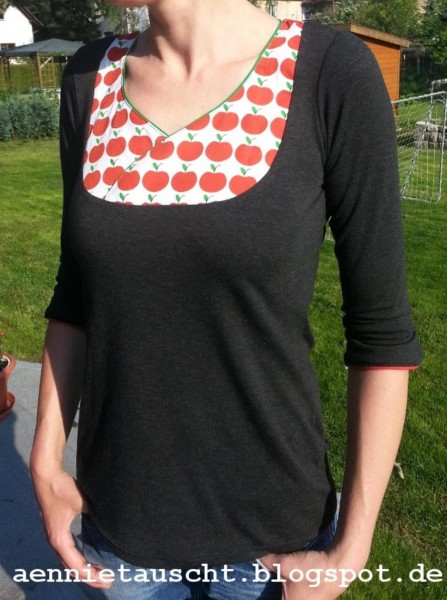 Lady Carolyn, Damenshirt mit Einsatz, Schnittmuster