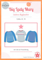 Big Lady Mary, Plus-Size-Raglanshirt - Pulli, Schnittmuster