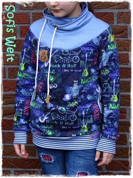 Tasja, Hoodie und Sweatkleid, Schnittmuster