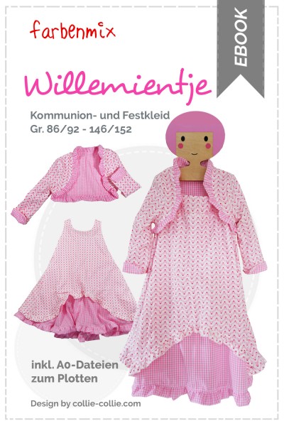 WILLEMIENTJE, Festkleid, Schnittmuster