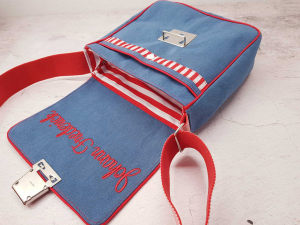 Crossbody Bag "Käthe", Kleine Umhängetasche, Ebook PDF-Schnittmuster