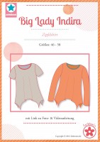 Big Lady Indira, Plus Size Zipfelshirt, Schnittmuster