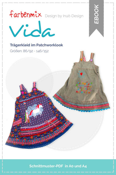 Nähanleitung Trägerkleid "Vida" als Download