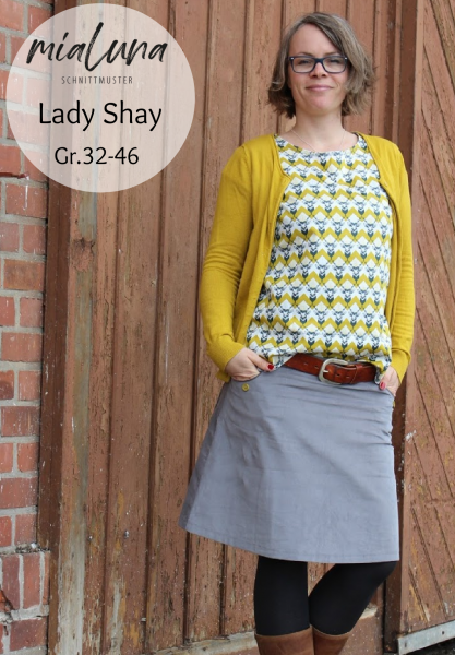 Lady SHAY, mialuna, Damenrock, Schnittmuster