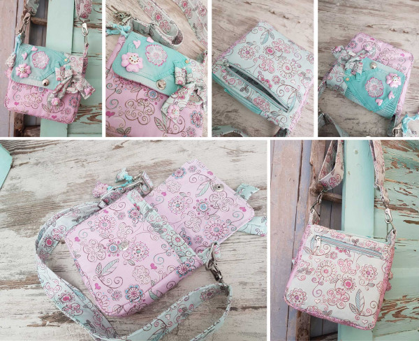 Crossbody Bag "Käthe", Kleine Umhängetasche, Ebook PDF-Schnittmuster