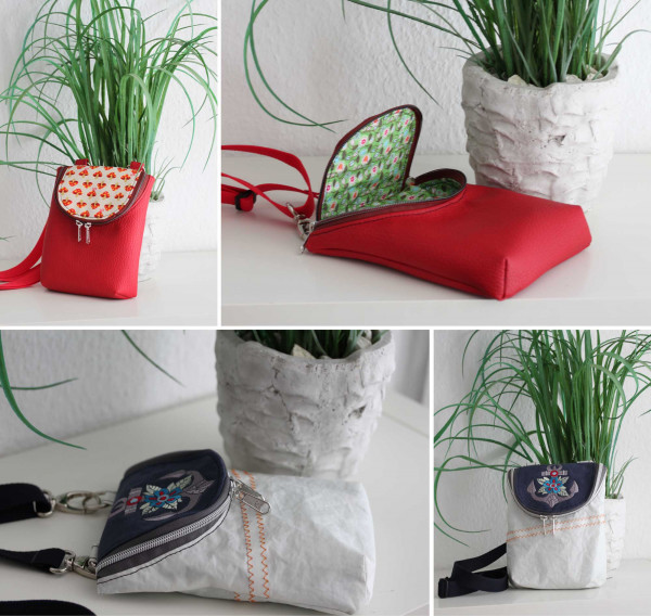 PDF Schnittmuster Umhängetasche Crossbodybag Lise von Puschenhexe