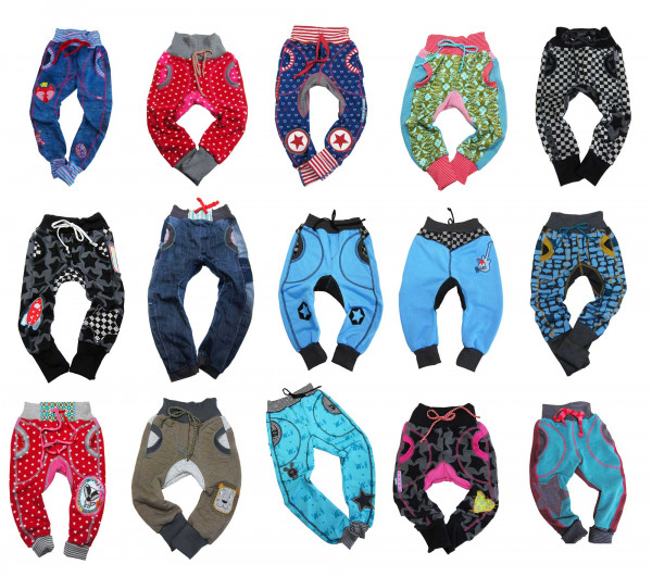 Schnittmuster Sweatpants Jogginghose "Indigo" für Kids Gr. 86-152