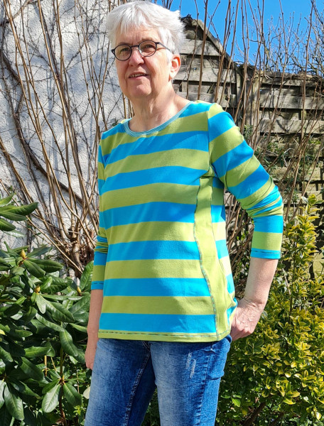 Schnittmuster LaBasic Longsleeve Pedilu Langarmshirt Sport-Shirt Gr. 32-46