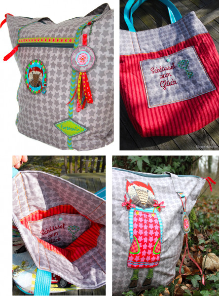 PDF-Schnittmuster XXL Einkaufstasche mit Nähanleitung