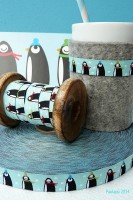 Pinguin Webband von farbenmix