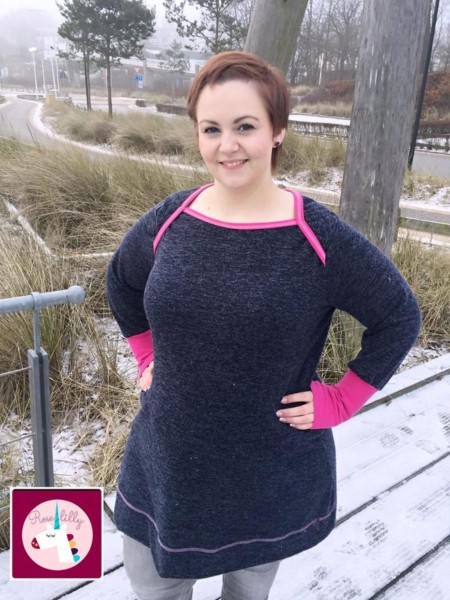 Langarmshirt mit U-Boot-Ausschnitt nähen