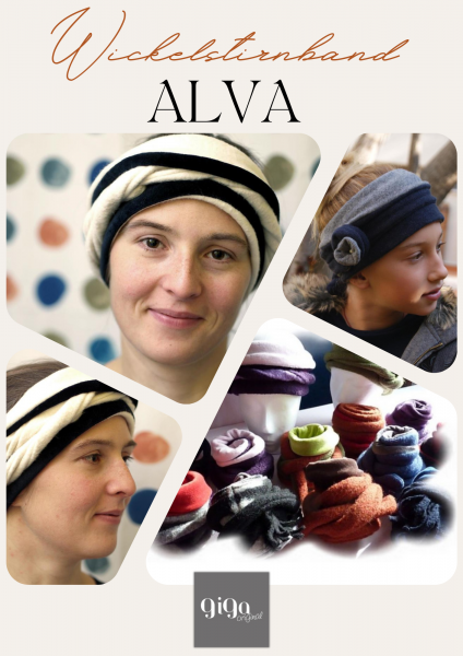 Wickelstirnband ALVA, Kreativ-Ebook