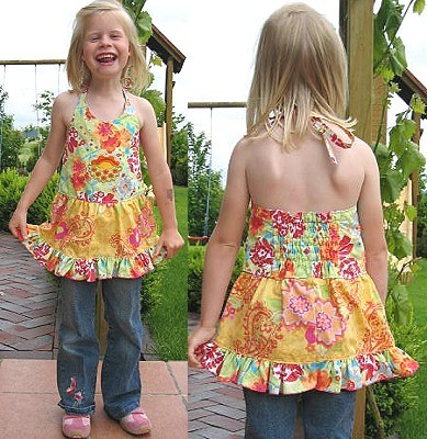 YOLA, Neckholderkleid, Schnittmuster