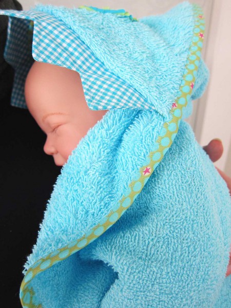 Nähanleitung Kapuzenbadetuch