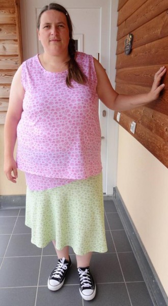 Big Lady Kenya, Plus-Size-Rock, Schnittmuster