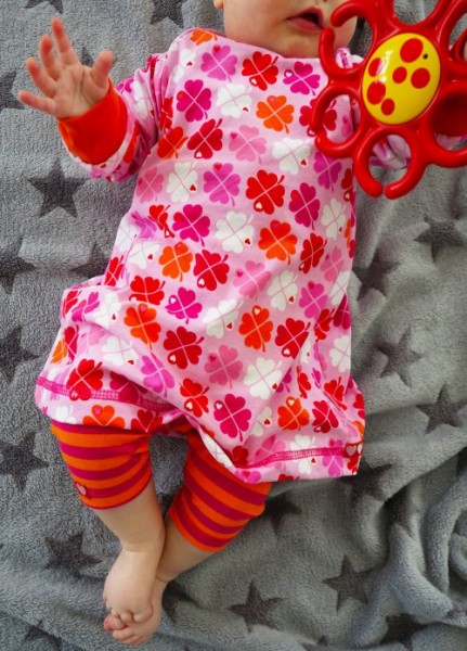 Klimperklein Babykleid nähen