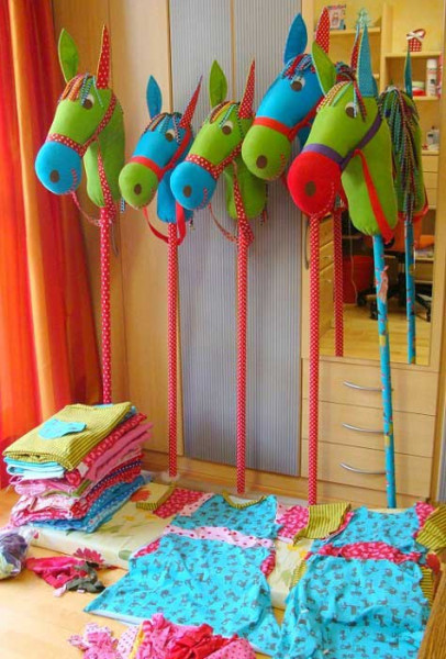 Schnittmuster Steckenpferd in 2 Größen - inkl. Bastelanleitung zum Selbermachen