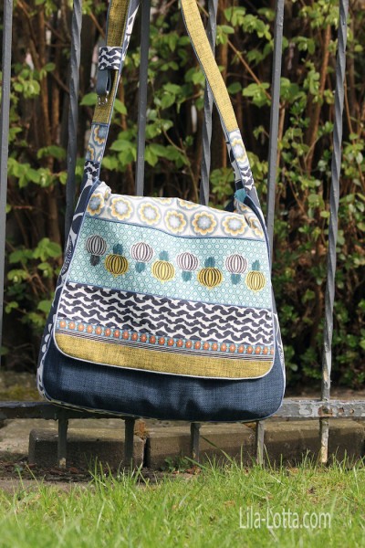 PDF-Schnittmuster Umhängetasche Messengerbag Bube von farbenmix.