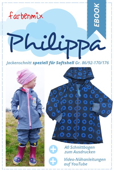 Softshelljacke Nähanleitung Ebook farbenmix