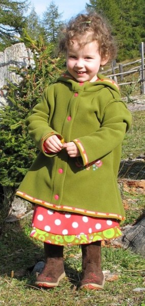 JADE, Kindermantel, Schnittmuster