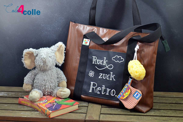 Taschenschnittmuster "Ruckzuck" Farbenmix Taschenspieler 4
