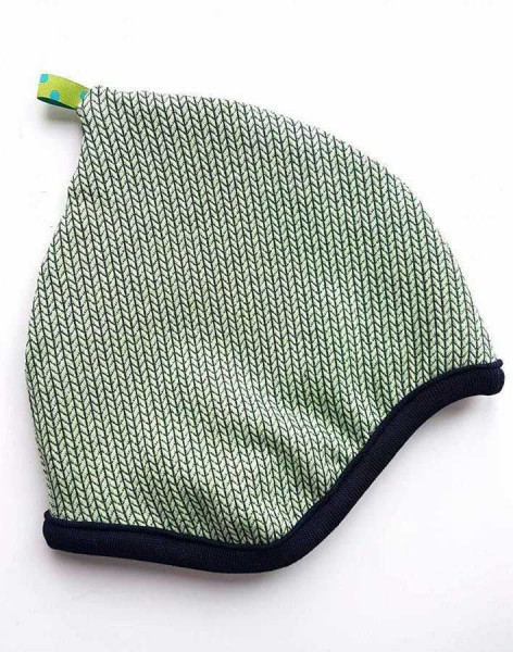 Ebook Schnittmuster Wendezipfelmütze von Klimperklein, Kopfumfang 34-36cm bis 54-56cm