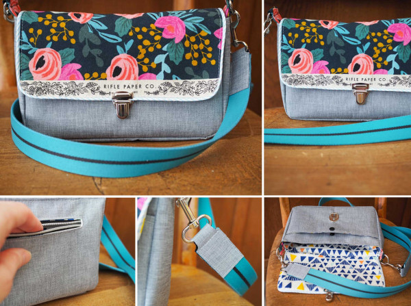 Umhängetasche Idde Schnittmuster Ebook von Puschenhexe