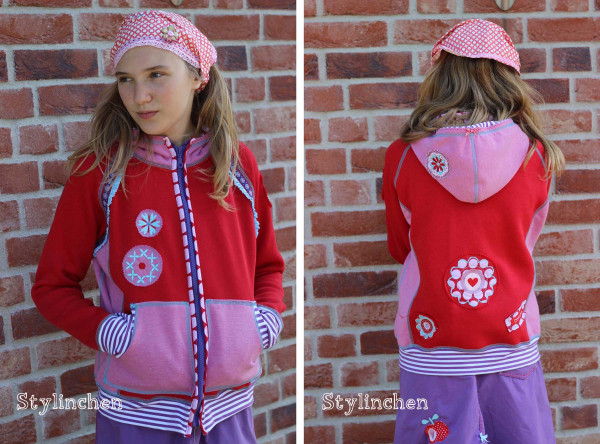 BANDITO, Sweatjacke, Schnittmuster