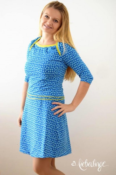 Blaues Jerseykleid von MiaLuna