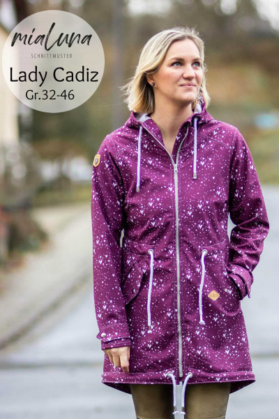 Schnittmuster Damen Softshelljacke "Lady Cardiz" Papierschnitt / Ebook zum Sofort-Download