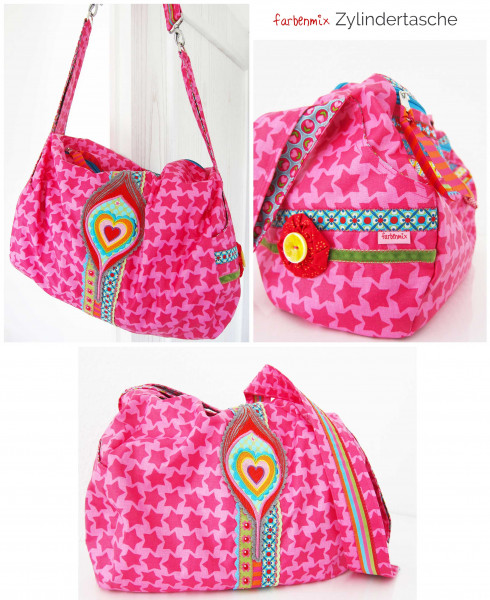 Wachstuchtasche Nähanleitung Farbenmix
