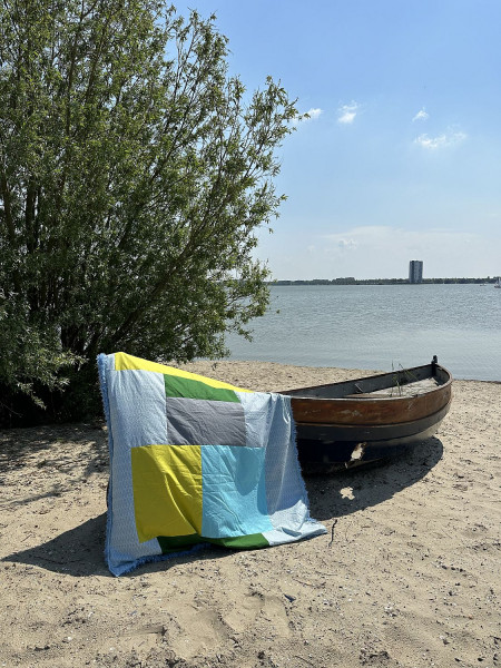 Strandtuch, Kuscheldecke, Patchworkdecke nähen, Ebook