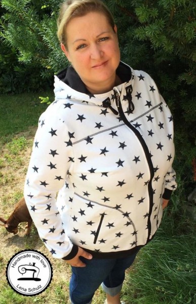 Big Lady Sky, Sweatjacke, Schnittmuster