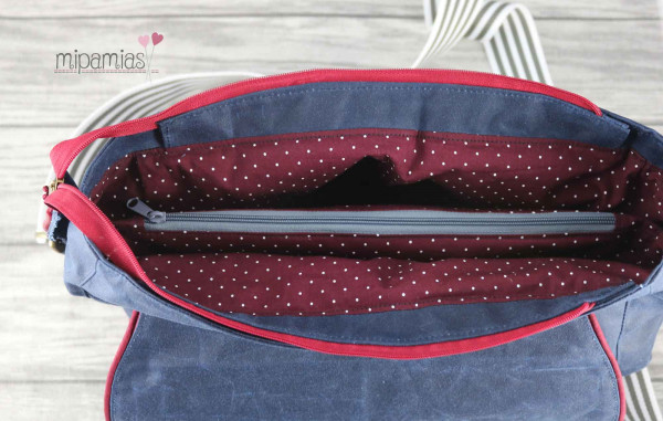 CityStyle sportliche Umhängetasche nähen, PDF-Schnittmuster mit ausführlicher Nähanleitung zum Downloaden