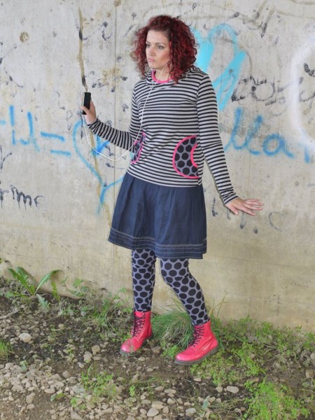 Lady Rose, Damenshirt, Schnittmuster