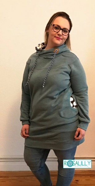 Sweatpulli Papierschnitt farbenmix