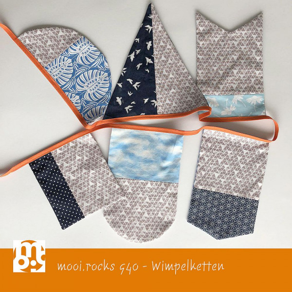 Wimpelkette selber nähen, Ebook-Schnittmuster zum Downloaden