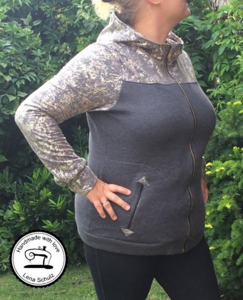 Big Lady Sky, Sweatjacke, Schnittmuster