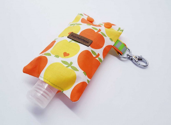 DIY Anleitung Stoffhülle Tasche für Desinfektionsgel - kostenlos zum Downloaden
