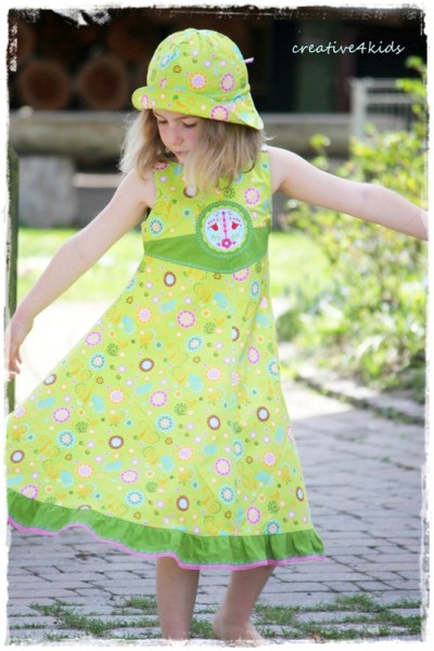 UNIQUE, Festtagskleid, Schnittmuster