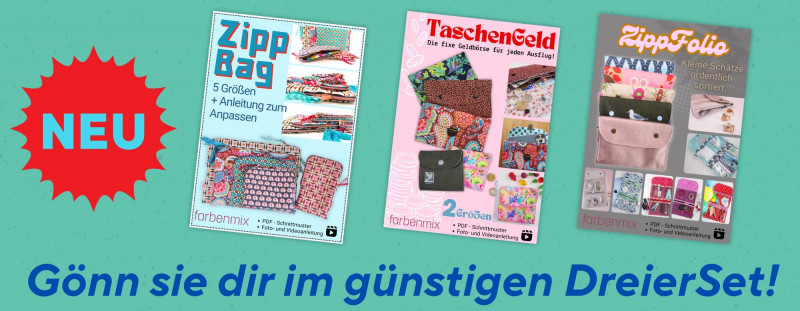 farbenmix ZippBag, ZippFolio und TaschenGeld - Ebooks