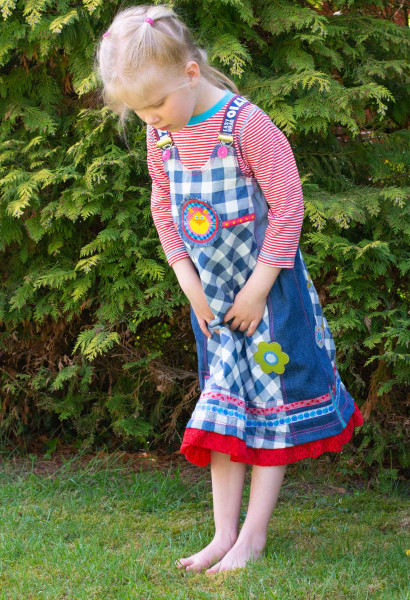 Schnittmuster Kinderkleid Patchworkkleid Vida