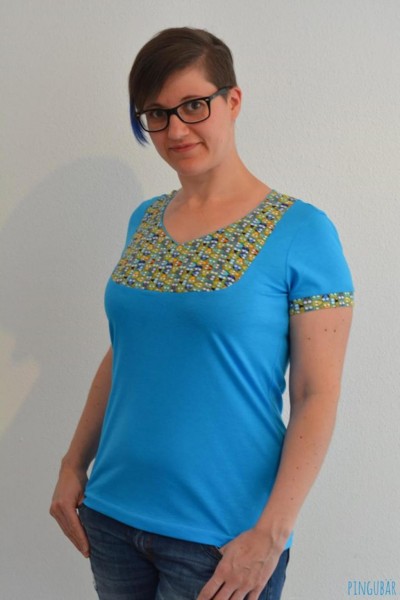 Lady Carolyn, Damenshirt mit Einsatz, Schnittmuster