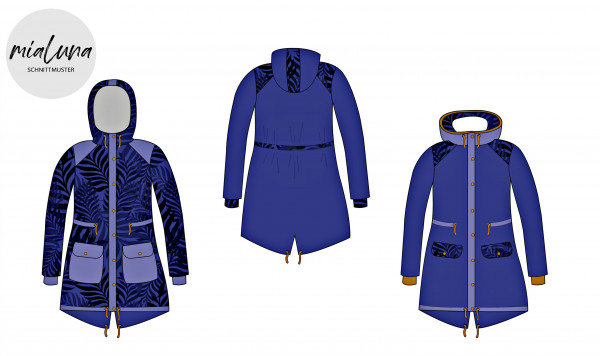 Lady Neve, Damenparka, miaLuna Schnittmuster