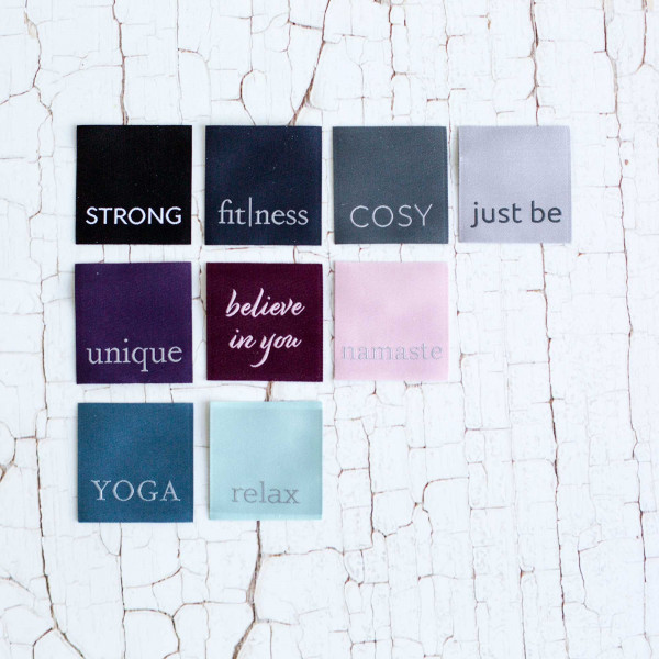 Just Be, Label it- Webetiketten, Etiketten zum Aufnähen