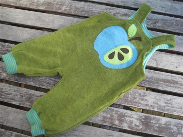 Strampelhose/Trägerhose, Klimperklein, Schnittmuster