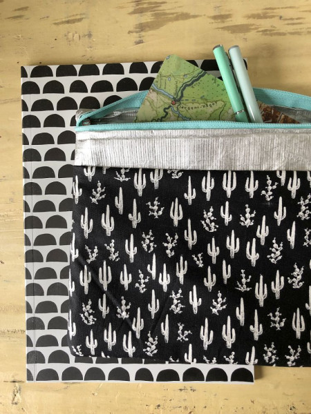 Täschchen-Set aus Stoff und Wachstuch, Ebook