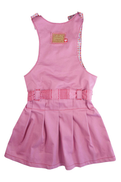 Schnittmuster Kinder-Latzkleid Xana mit Faltenrock und Gürtel
